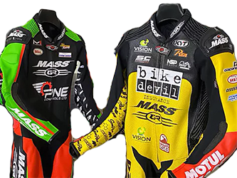 Virus Power Alien Textile Racing Suit with Helite Airbag System